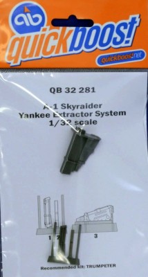 QuickBoost QB32281 A-1 Skyraider Yankee extractor system (TRUMP) 1/32