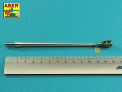 Aber 35 L-290 122 mm D-25S barrel for Soviet SU-102 SPA (designed to be used with Trumpeter kits) 1/35