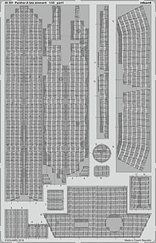 Eduard 36391 Panther A late zimmerit 1/35