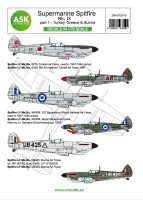 Art Scale 200-D72010 Supermarine Spitfire Mk.IXe Part 1 - Greece, Turkiye, Burma 1/72