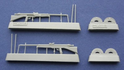 Master Club MCA35311 Французский пулемет Chauchat 3шт. WWI 1/35
