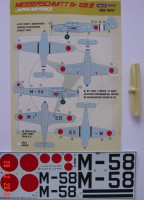Kora Model DEC4851 Bf 108B (Japan Air Force) декали 1/48