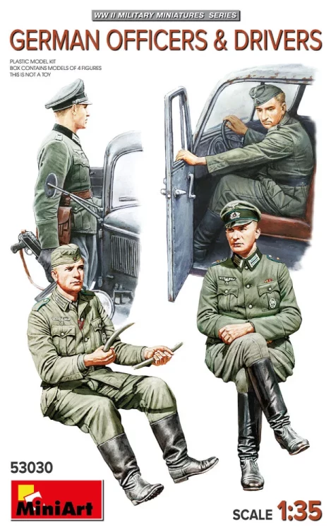 Miniart 53030 German Officers & Drivers (4 fig.) 1/35