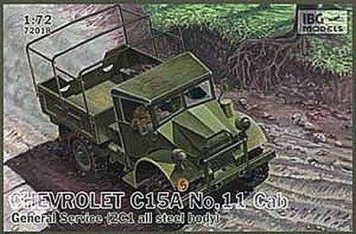 IBG Models 72018 Сhevrolet C15A No.11 Cab, General Service (2C1 all steel body) 1/72