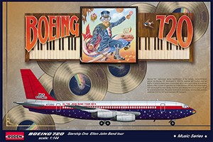 Roden 14415 Boeing 720 Elton John 1974 1/144