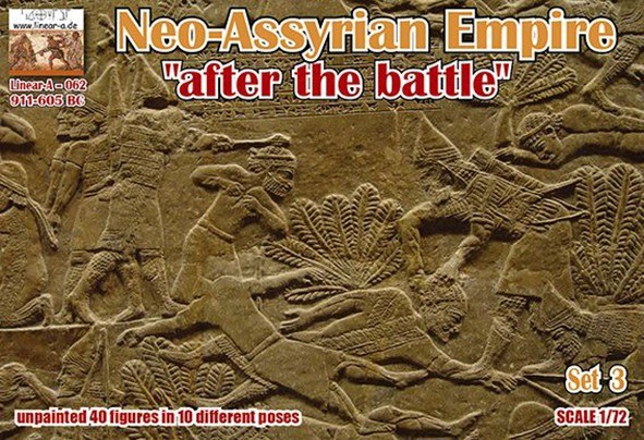 Linear-A LA062 Neo-Assyrian Empire Set 3 ...After The Battle (Will Now Be 3D-Printed) 1/72