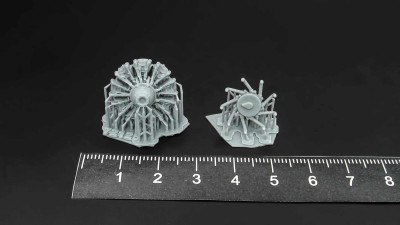 Metallic Details MDR72125 BMW Bramo Fafnir 323 Engine 1/72