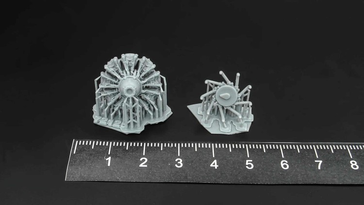 Metallic Details MDR72125 BMW Bramo Fafnir 323 Engine 1/72