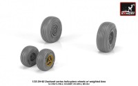 Armory ARAW35302 Sikorsky SH-60 Seahawk wheels with weighted tires/tyres 1/35