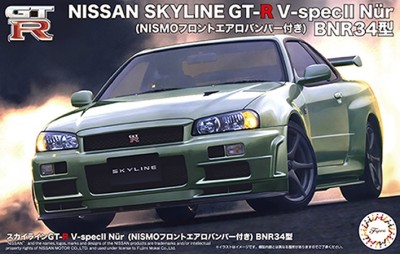 Fujimi F-04666 Nissan Skyline GT-R V-specII Nur 1/24