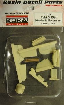 Kora Model DS7213 AVIA S 199 Exterior &amp; Elevons set (AML/KP) 1/72