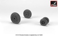 Armory ARAW72328 McDonnell F-4 Phantom II wheels with weighted tires/tyres, early [F-4B, F-4N, F-4B/N] 1/72