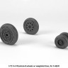 Armory ARAW72328 McDonnell F-4 Phantom II wheels with weighted tires/tyres, early [F-4B, F-4N, F-4B/N] 1/72