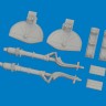 Eduard 6481174 BRASSIN A6M undercarriage legs PRINT (EDU) 1/48