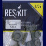 Reskit RS32-0076 F-105 (A, B, C, D) wheels (TRUMP/HAS) 1/32