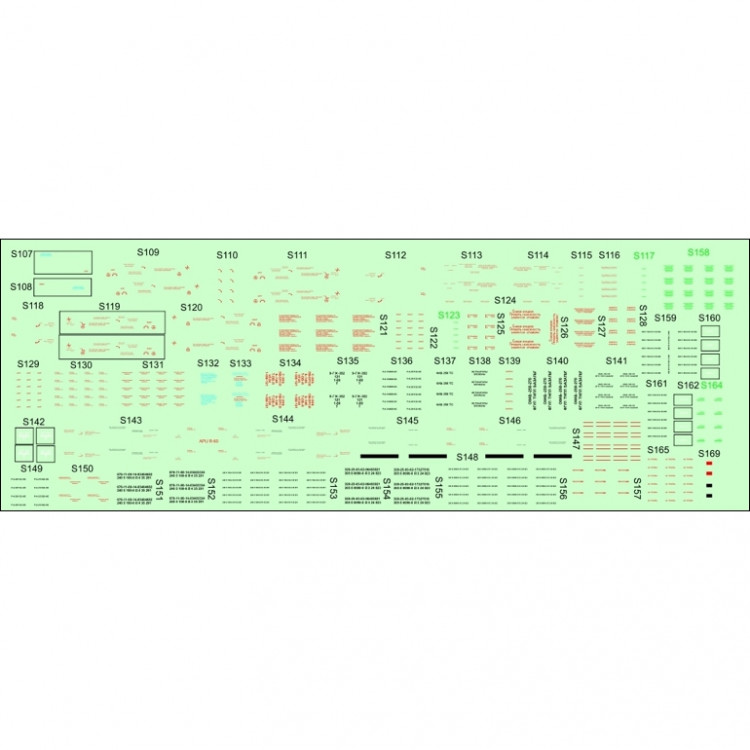 HGW 248017 STENCILS MiG-21 MF,BIS,SMT (BIG SET,2-in-1) 1/48