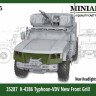 Miniarm 35287 КамАЗ Тайфун 4386 - обновленная передняя радиаторная часть + оптика 1/35