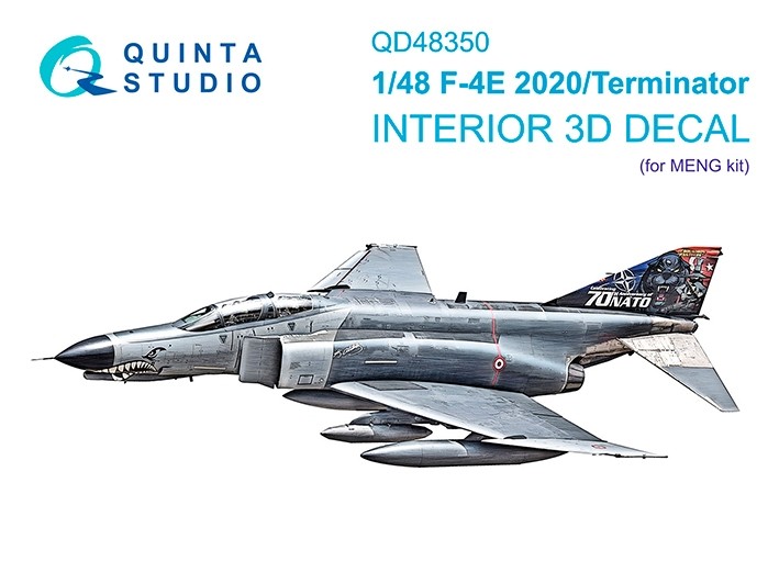 Quinta studio QD48350 F-4E 2020 Terminator (MENG) 1/48