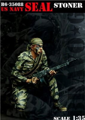 Bravo6 35088 US Navy SEAL - Stoner 1:35