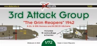 Dk Decals 72103 3rd Attack Group 'The Grim Reapers' 1942 1/72