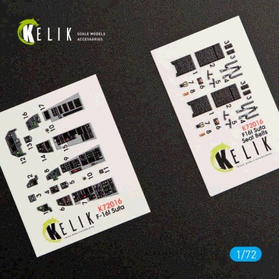 Reskit K72016 F-16I Sufa interior 3D decals (KIN) 1/72