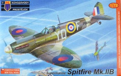 Kovozavody Prostejov 72056 Supermarine Spitfire Mk.IIB (2x camo) 1/72