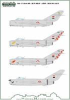 Model Maker Decals D144155 Mikoyan MiG-17 AROUND THE WORLD - ASIAN FRESCO PART I 1/144