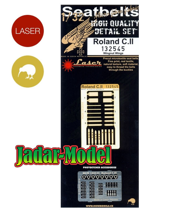 HGW 132545 Roland C.II - Seatbelts 1/32