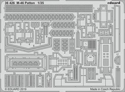 Eduard 36426 SET M-46 Patton (TAKOM)