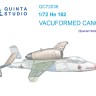 Quinta Studio QC72036 Набор остекления для модели He 162 (Special Hobby) 1/72