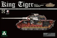 Takom 2046 Немецкий тяжёлый танк Sd. Kfz.182 «King Tiger» с башней Porsche Zimmerit и полный интерьер 1/35