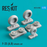 Reskit RS72-0185 F-35 (A,B) wheels set (HAS/ACAD) 1/72