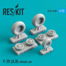 Reskit RS72-0185 F-35 (A,B) wheels set (HAS/ACAD) 1/72