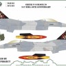 Model Maker Decals D72183 Greek Lockheed-Martin F-16C 347 Mira 40th Anniversary 1/72