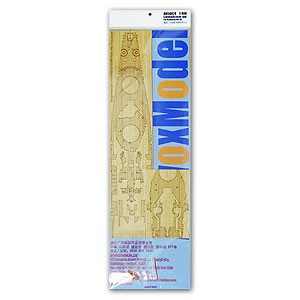 Artwox Model AW50029 1/400 U.S. Navy Battleship BB-62 New Jersey wooden deck for Hapdong 1:400
