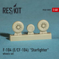 ResKit RS48-0009 F-104 (E) CF-104 "Starfighter" wheels set 1/48
