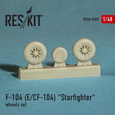 ResKit RS48-0009 F-104 (E) CF-104 &quot;Starfighter&quot; wheels set 1/48