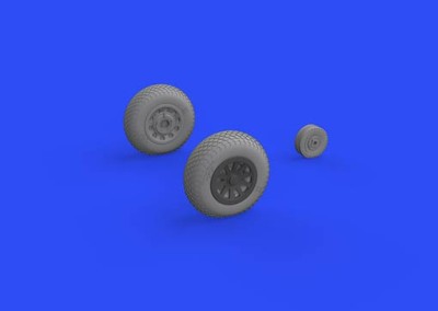 Eduard 648504 BRASSIN 1/48 P-51D wheels cross tread (EDU)