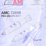 Advanced Modeling AMC 72059 RBK-250-275 AO-1 250kg Cluster Bomb (2 pcs.) 1/72