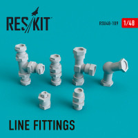 Reskit RSU48-0109 Line Fittings 1/48