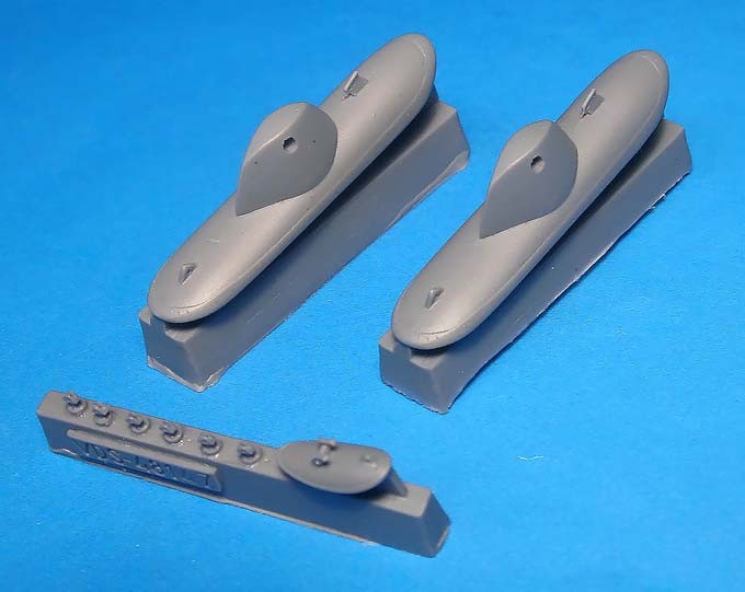 Vector VDS48-146 И-16/И-152/УТИ-4 неубираемые лыжи с обтекателями 1/48