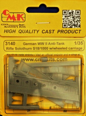 CMK 3140 S18/1000 German WW2 Anti-Tank Rifle Solothurn 1/35