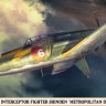 Hasegawa 07511 Японский истребитель-перехватчик Kyushu J7W1 INTERCEPTOR FIGHTER SHINDEN "METROPOLITAN DEFENSE 1946" (Limited Edition) 1/48
