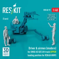 Reskit F48092 Driver & airmen (modern) (for RSK48-0009) 1/48