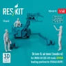 Reskit F48092 Driver & airmen (modern) (for RSK48-0009) 1/48