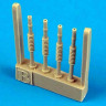 QuickBoost QB48 101 Hurricane Mk. IIc gun barrels - type II 1/48