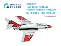 Quinta studio QD48692 TF-9J/F9F-8T Twin Cougar/Twogar (Kitty Hawk) 1/48