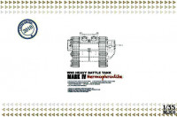 Takom 2010 WWI Heavy Battle Tank Mark IV Hermaphrodite w/Cement-free tracks 1/35