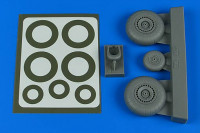 Aires 4804 Do 217N wheels & paint masks - late A (ICM) 1/48