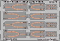 Eduard 49097 Seatbelts RAF early STEEL 1/48